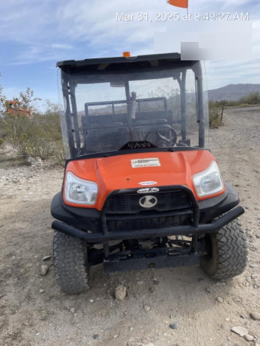2022 Kubota RTV-X1140W-H Plastic Canopy, Windshield Acrylic Clear, LED Strobe Light, Wire Harness Kit, Back up Alarm