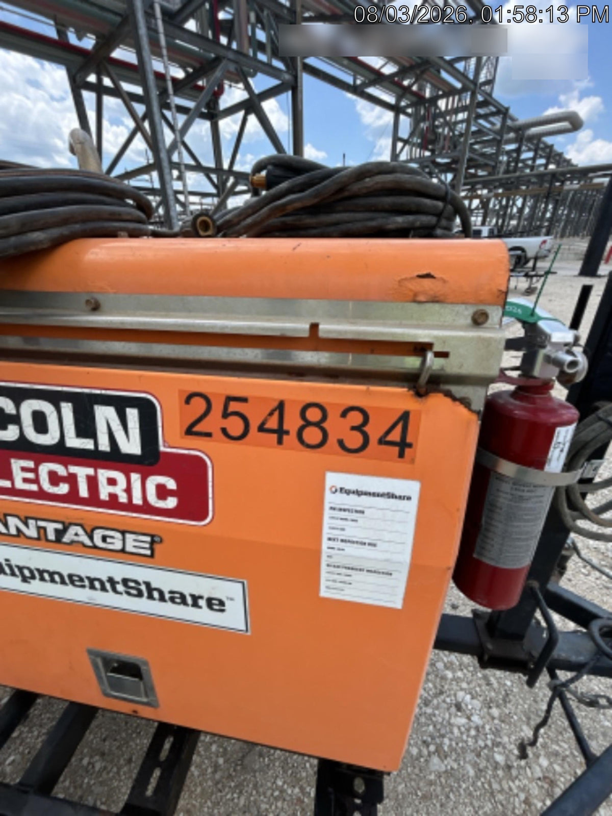 2022 Lincoln Electric LE400 Kubota V1505, Trlr, Cable Rack, Light Kit, ES Decals, T3