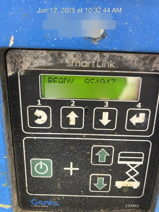 2019 Genie GS-4047 Folding rails with half height swing gate