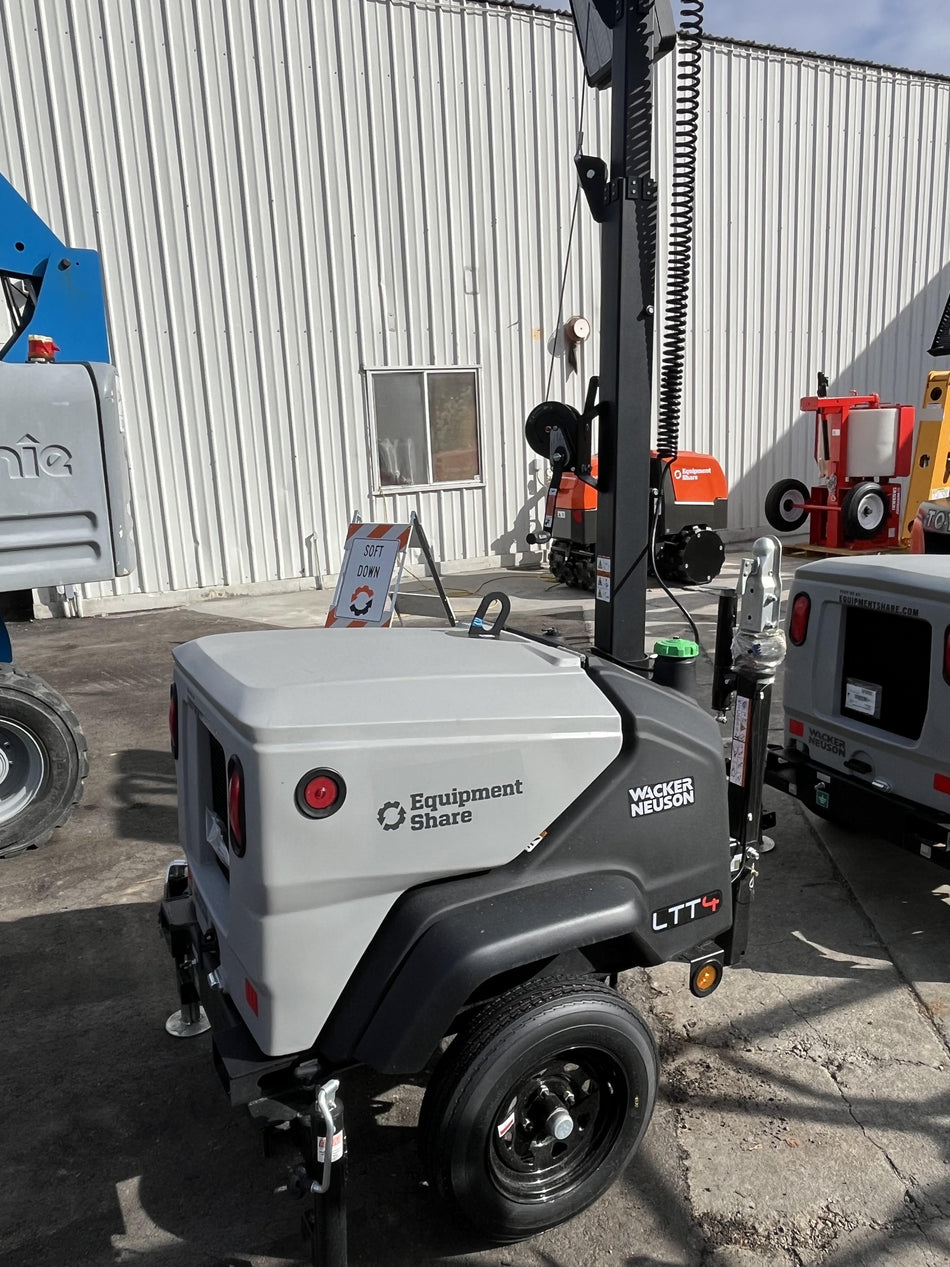 2024 Wacker Neuson LTT4 Diesel, Kohler KDW702, Deep Sea Controller, Auto Start, LED 320W, Bypass Outlet, T3