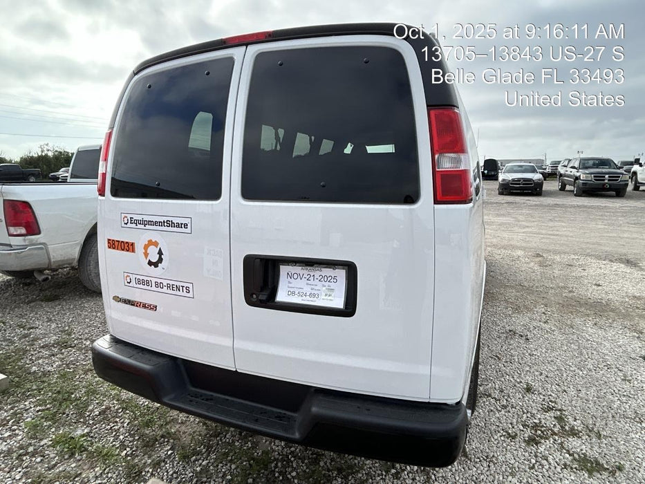 2025 CHEVROLET Express Van - Rental