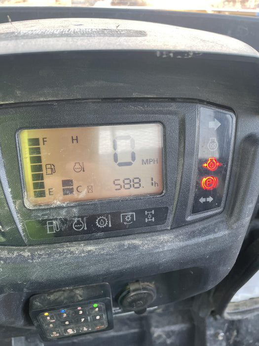 2022 Kubota RTV-X1140W-H Plastic Canopy, Windshield Acrylic Clear, LED Strobe Light, Wire Harness Kit, Back up Alarm