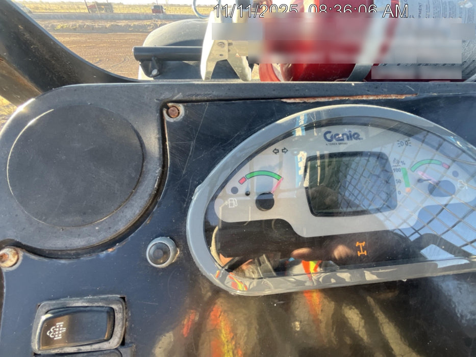 2018 Genie GTH-1056 Genie GTH-1056 w/ROPS, Work Lights, Solid Tires, RH Cab Mesh, Beacon, 60" Carriage and Forks