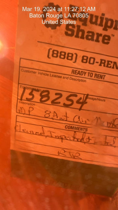 2021 MICHIGAN PNEUMATIC HV-15G-8P-ES