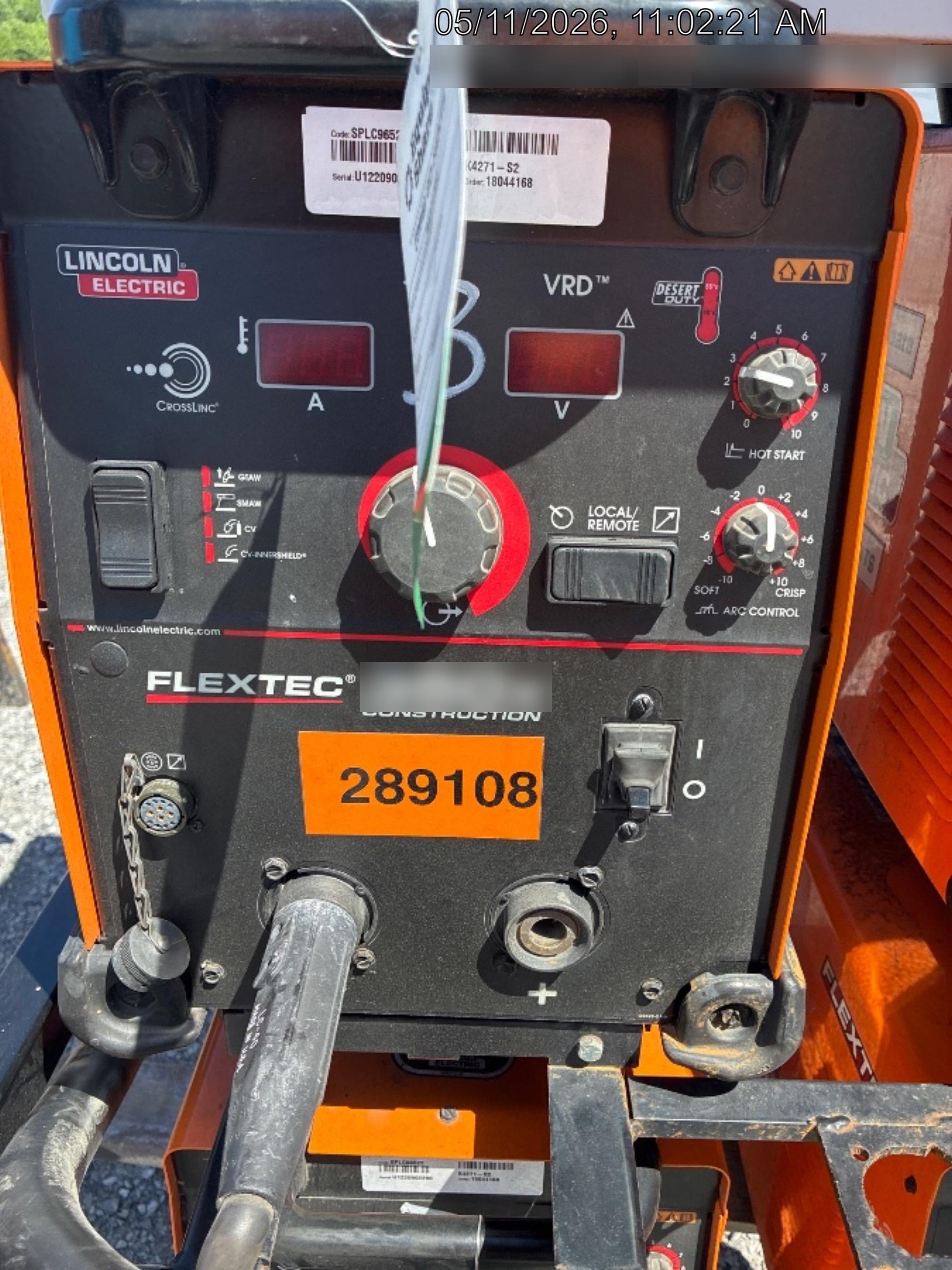 2022 LINCOLN ELECTRIC FLEXTEC 350X
