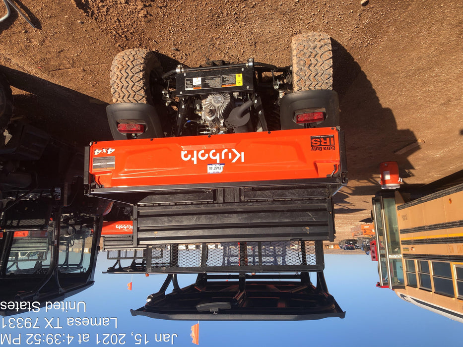 2020 Kubota RTV-X1140W-H Kubota RTVX1140WH 4wd Utility Cart, LED Strobe, Windshield Tempered Glass, Plastic Canopy, Wire Harness Kit, Backup Alarm