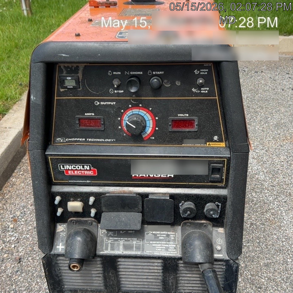2020 Lincoln Electric Ranger 305 LPG Kohler Engine, One-Pak