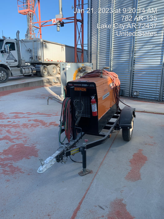 2021 Lincoln Electric Vantage 322 Vantage 322 Ready Pak 3 w/ Decals, ORANGE (includes trailer, cable rack, fender light kit) NO Telematics