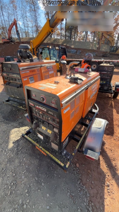 2022 Lincoln Electric LE400 Kubota V1505, Trlr, Cable Rack, Light Kit, ES Decals, T3