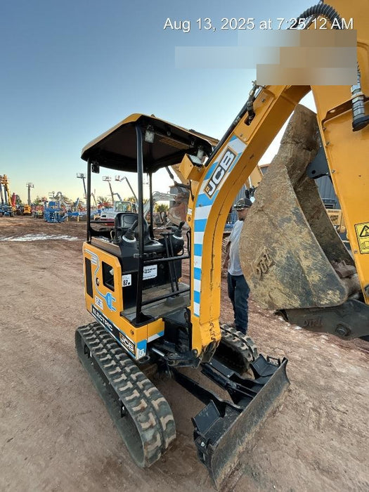 2022 JCB 19C-1E Canopy, Rubber Track, Beacon, Dipper, WL, Coupler, ES Decals