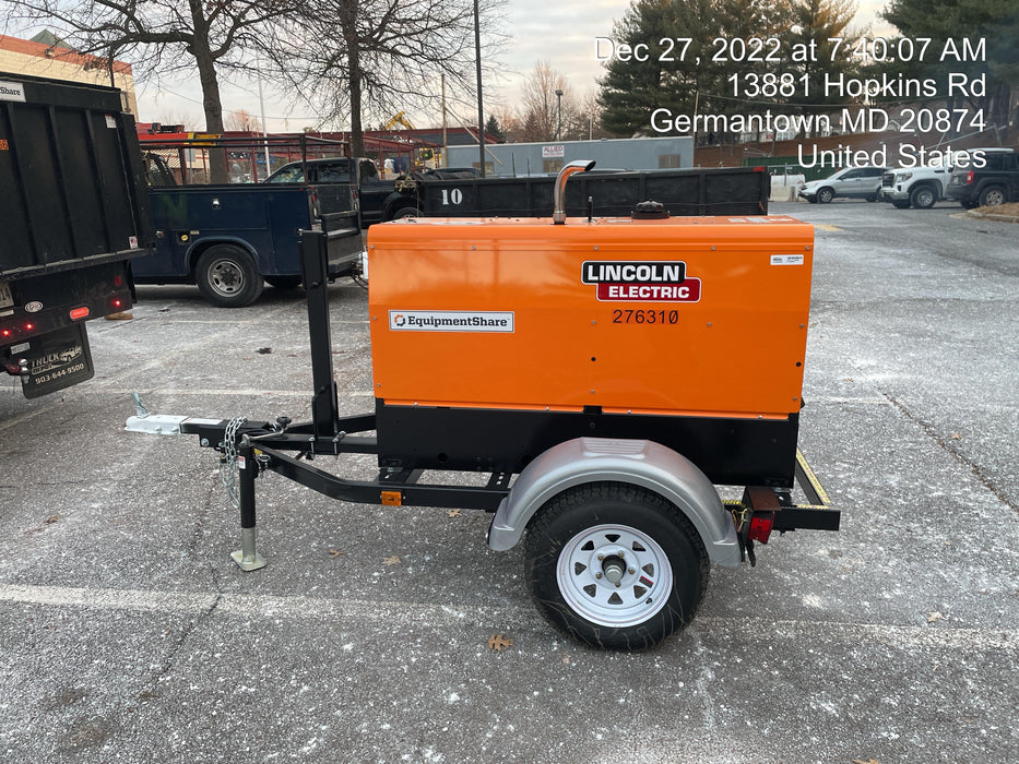 2022 Lincoln Electric LE400 Kubota V1505, Trlr, Cable Rack, Light Kit, ES Decals, T3