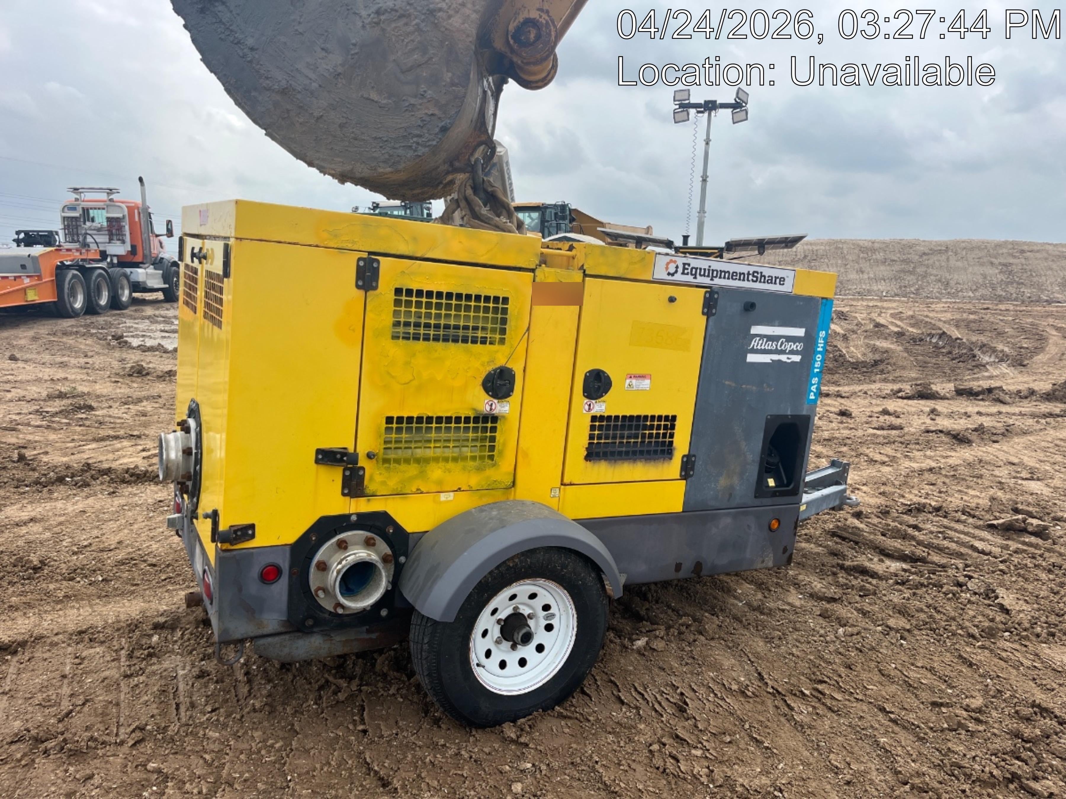 2020 ATLAS COPCO PAS 150 HF CS Enclosed