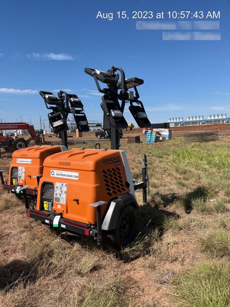 2023 Generac MLT2 Diesel, Flex Switch 120V Input, Powerzone Controller, (4) 320W LED Lights, 4kW Generator, 39.9 Gal Fuel Tank, 2" Ball, T3