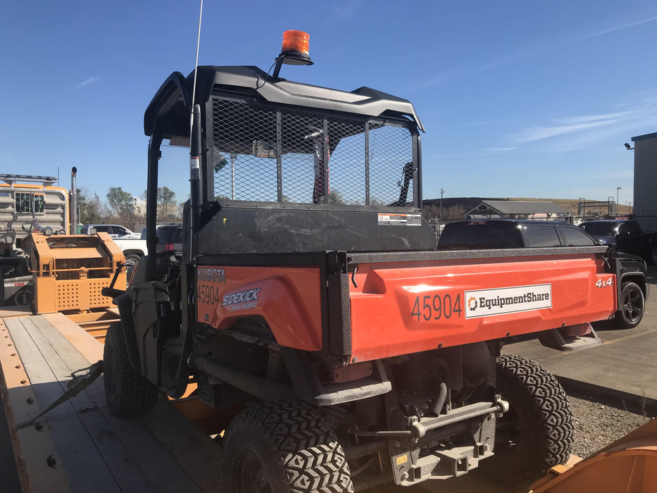 2019 Kubota RTV-XG850WL-H 4wd Utility Cart, Gas, 2 Seat, LED Strobe, Windshield Tempered Glass, Plastic Canopy, Wire Harness Kit, Backup Alarm