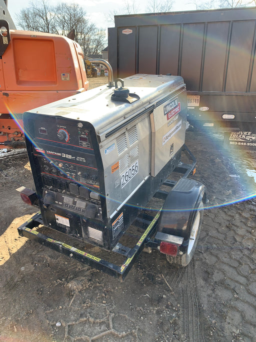 2019 Lincoln Electric Vantage 322 Lincoln Vantage 322 Welder w/Trailer, Light Kit, Cable Rack