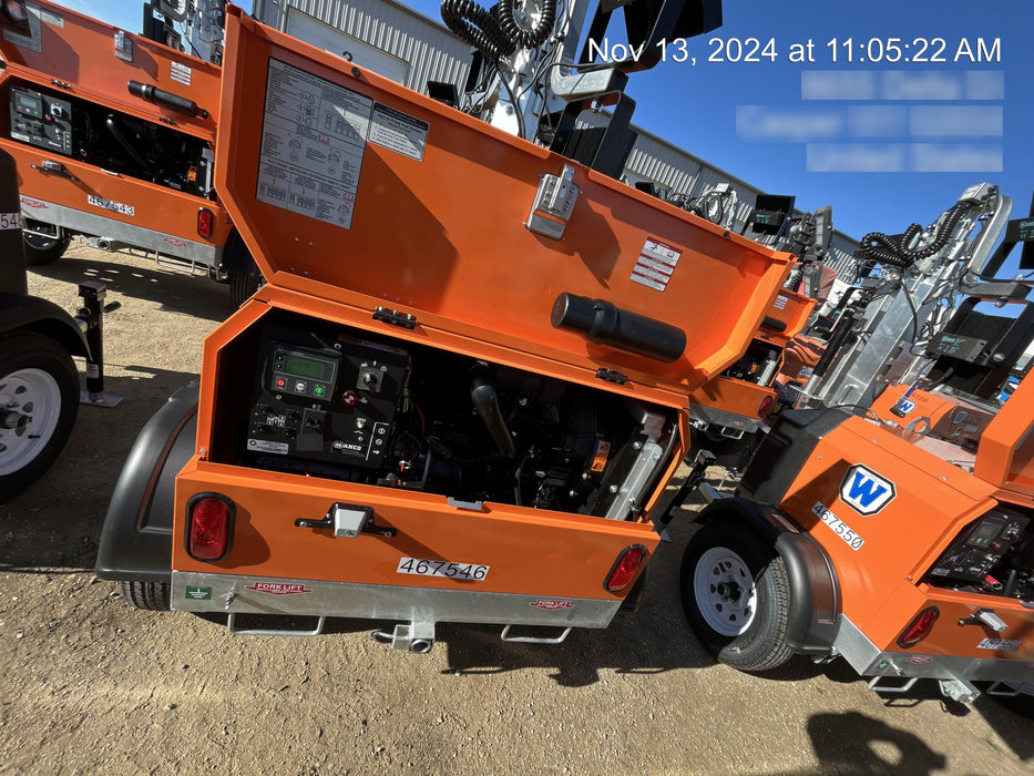 2024 Wanco WLTT-4MM4K Diesel, Deep Sea Controller, Shore Power Plug, Auto Start, (4) 350W LED Floodlights, 4kW Generator, 60 Gal Fuel Tank, 2" Ball, T3