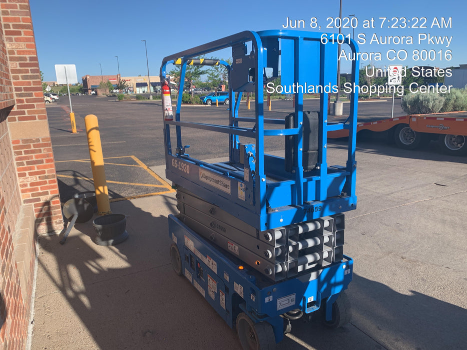 2020 Genie GS-1930 Fixed rails with chain entry gate - Pre A92.20