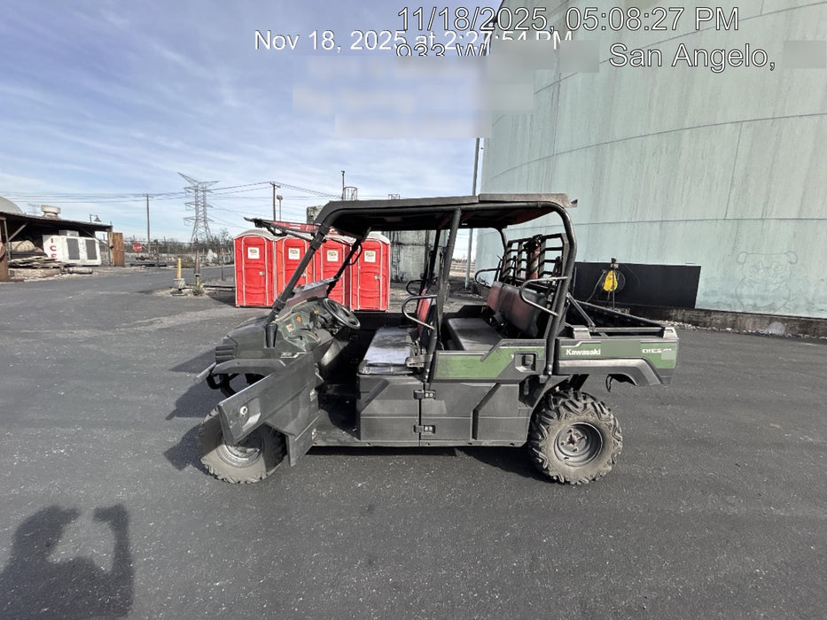 2019 Kawasaki Mule PRO-DXT Standard Options, Backup Alarm, Beacon, Plastic Hard Top, Poly Windshield, Horn Kit