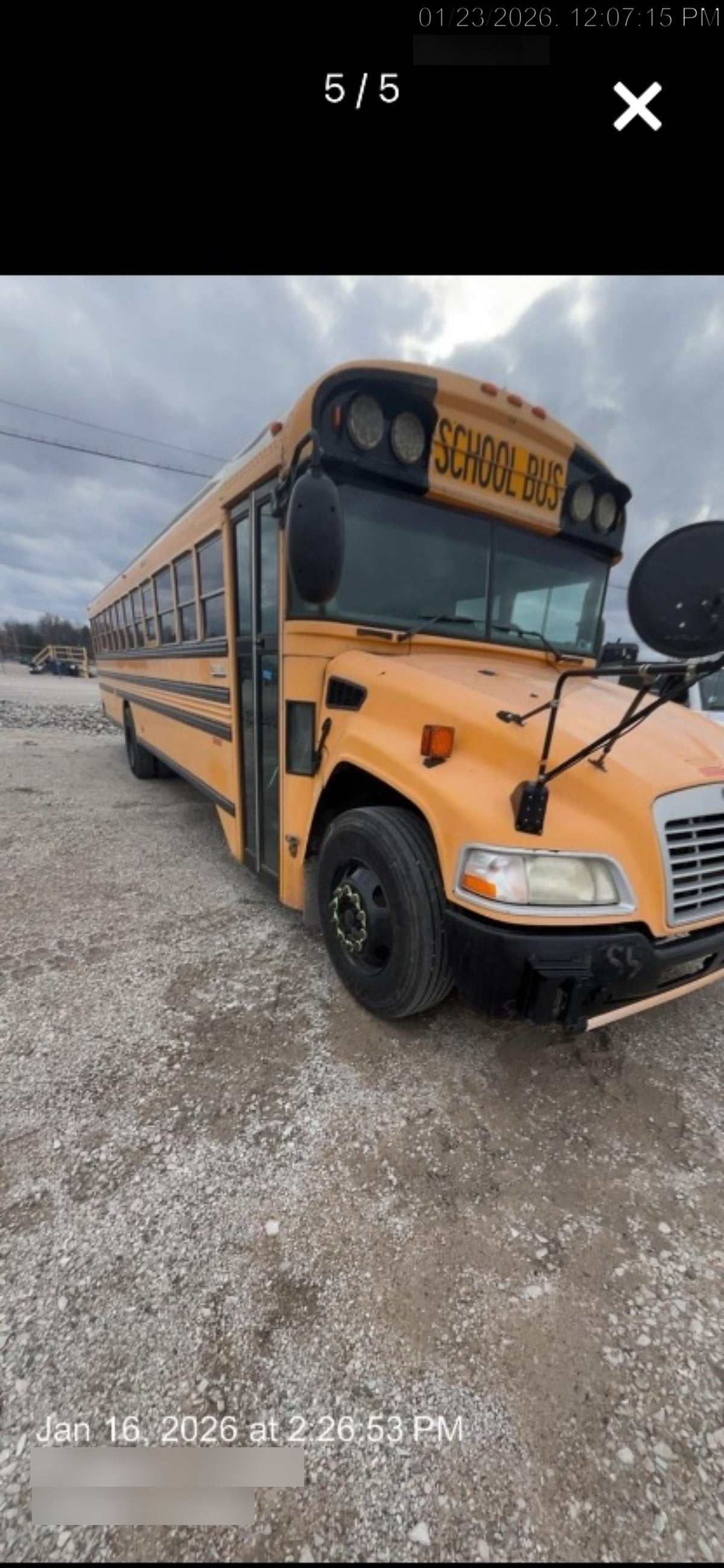 2012 BLUE BIRD 72 Passenger Bus