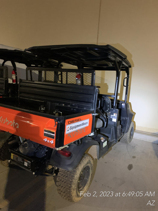 2022 Kubota RTV-X1140W-H Plastic Canopy, Windshield Acrylic Clear, LED Strobe Light, Wire Harness Kit, Back up Alarm