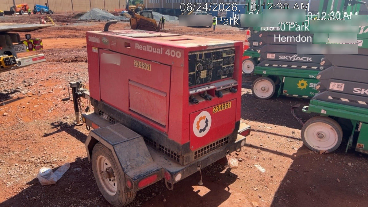 2022 Shindaiwa DGW400MDL Kubota D902 Engine, 23 HP, Dual Op Welder, Wire, Arc, Droop Stick, Tig, and CC Stick Functionality, Simulphase, 3 Phase and 1 Phase Gen Output, Single Axle NB Trlr, Slr Trckl Chrg 12V 12W, Fire Ext