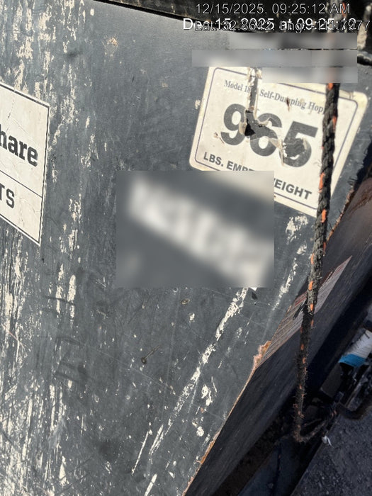 2020 STAR INDUSTRIES M-1820 - Self-Dump Hopper