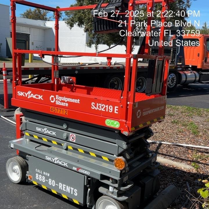 2024 Skyjack SJ3219 Electric Drive, Sld NM Tires, DBcns, RFRails, Power to Platform, T3 + Access Control