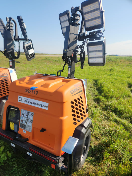 2024 Generac MLT2 Diesel, Flex Switch 120V Input, Powerzone Controller, 
(4) 320W LED Lights, 4kW Generator, 39.9 Gal Fuel Tank, 2" Ball, T3