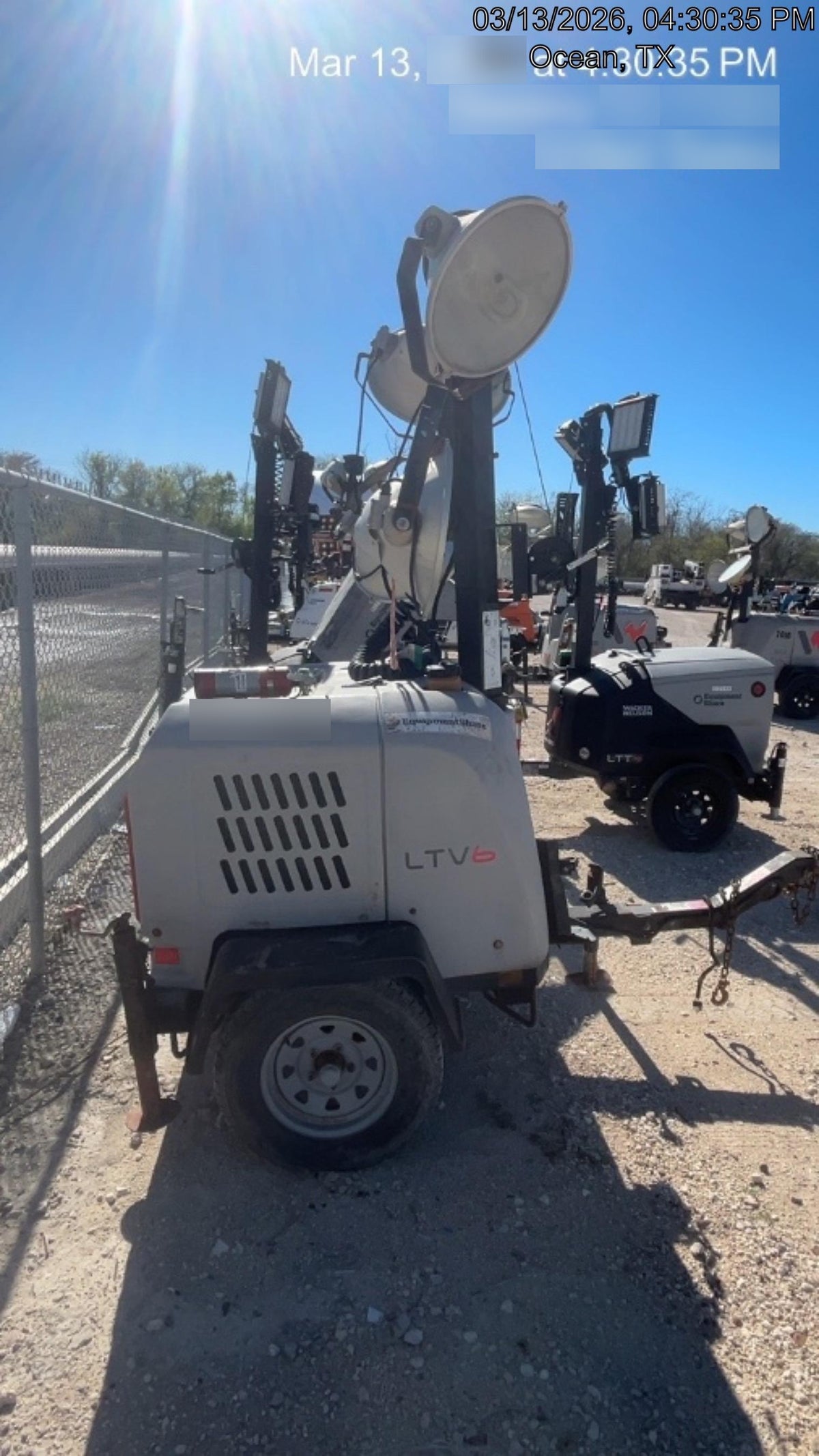 Wacker Neuson LTV6K-MH Wacker Neuson LTV6K Towable Light Tower