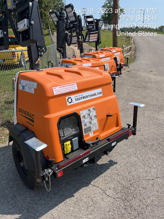 2023 Generac MLT2 Diesel, Flex Switch 120V Input, Powerzone Controller, (4) 320W LED Lights, 4kW Generator, 39.9 Gal Fuel Tank, 2" Ball, T3