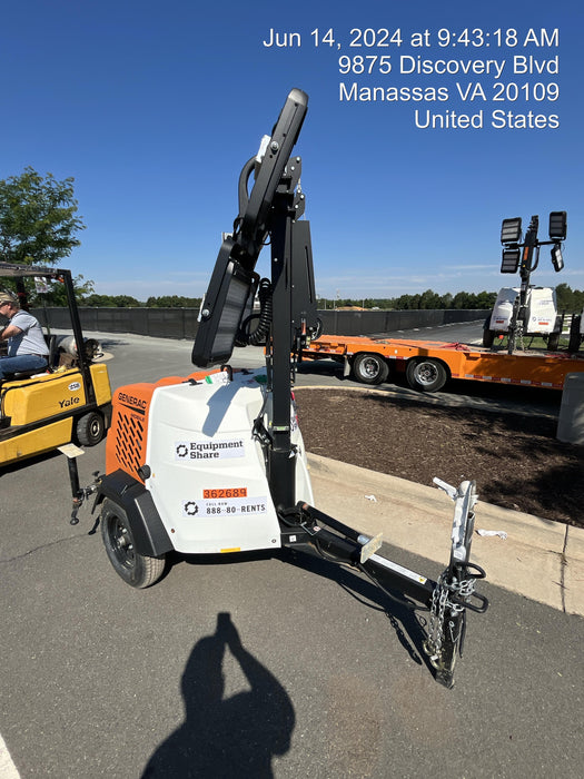 2023 Generac MLT2 Diesel, Flex Switch 120V Input, Powerzone Controller, 
(4) 320W LED Lights, 4kW Generator, 39.9 Gal Fuel Tank, 2" Ball, T3