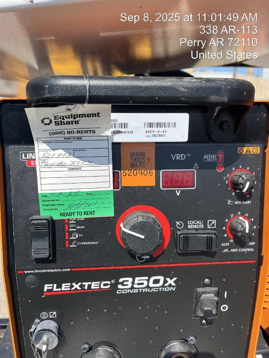 2025 LINCOLN ELECTRIC FLEXTEC 350X