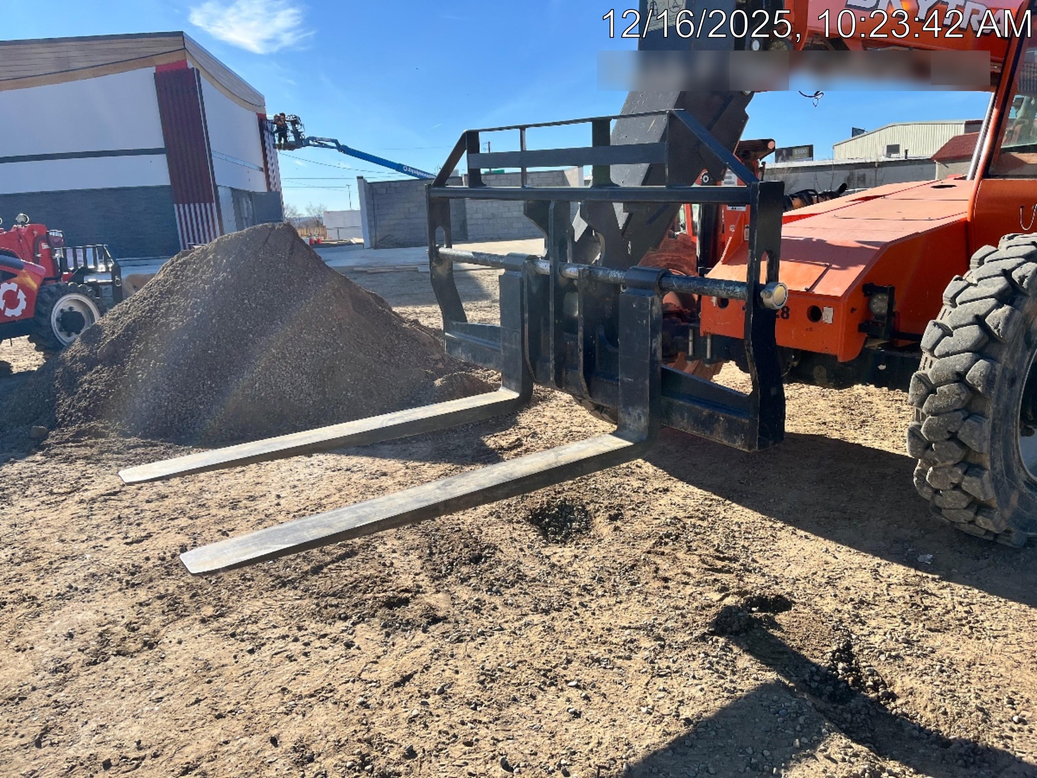 2019 Skytrak 6036 Cab/Heat/Air, Solid Tires, LED Work Lights, Beacon w/50" Carriage, 48" Pallet Forks