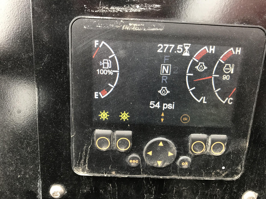 2019 Manitou MTA8044 74hp T4F, Cab/Heat/Air, Cab and Boom LED work lights, Auxiliary Hydraulics, Solid Tires, Amber strobe, Lift Hook 66" Carriage, 60" Forks