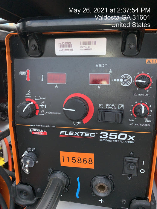 2020 LINCOLN ELECTRIC FLEXTEC 350X