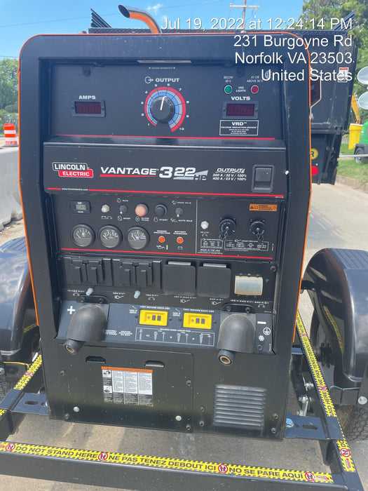 2021 Lincoln Electric Vantage 322 VANTAGE 322 READY-PAK 3