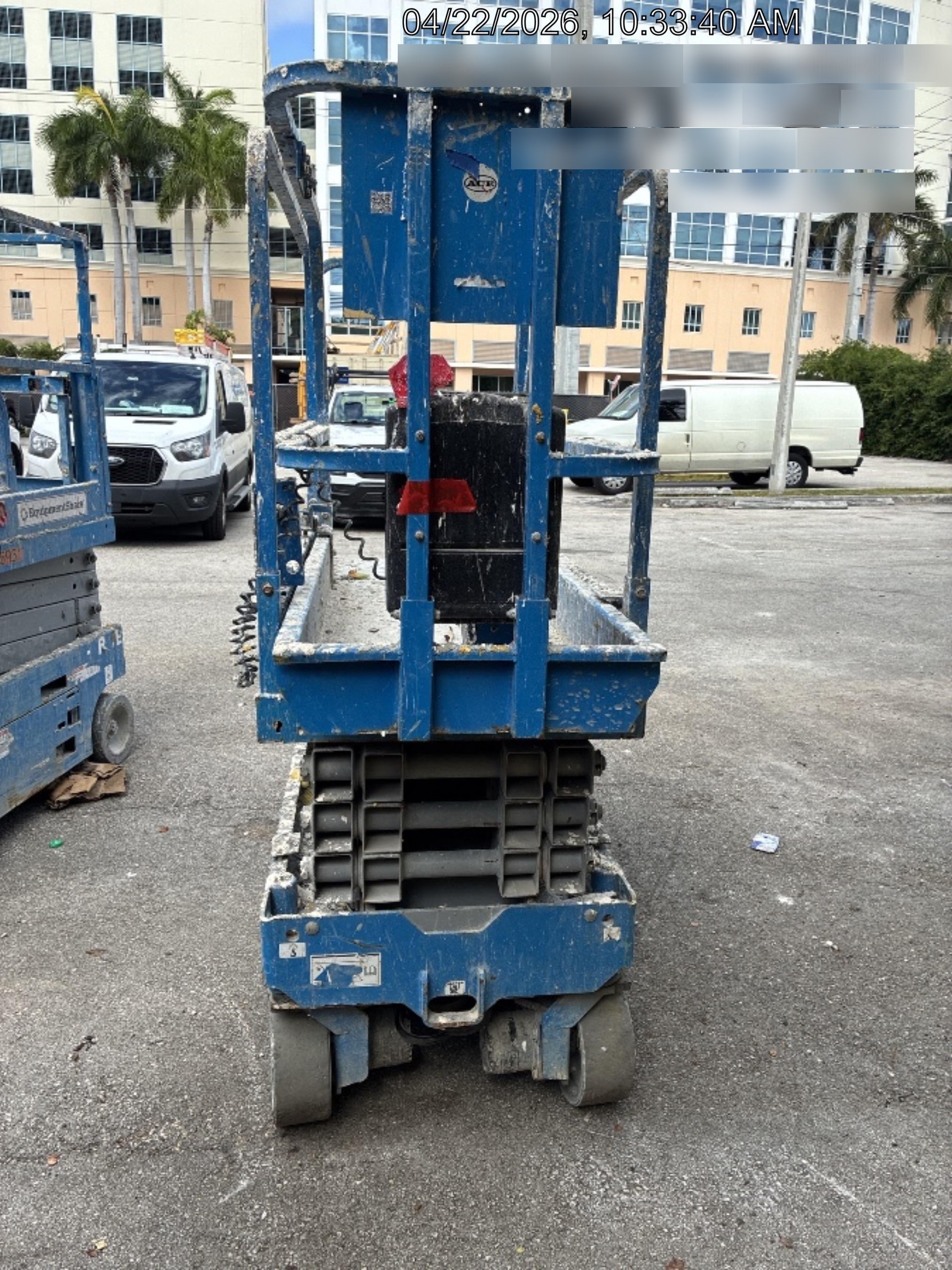 2019 Genie GS-1930 Fixed Rails with Chain Entry