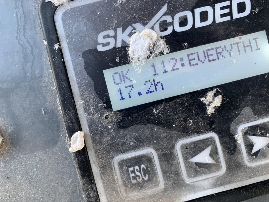 2020 Skyjack SJIII-3219 Solid NM Tires, Half height spring hinged entry gate, Dual Beacons, 800W Inverter