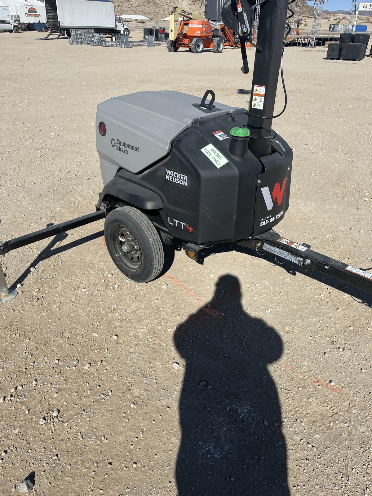 2024 Wacker Neuson LTT4 Diesel, Kohler KDW702, Deep Sea Controller, Auto Start, LED 320W, Bypass Outlet, T3