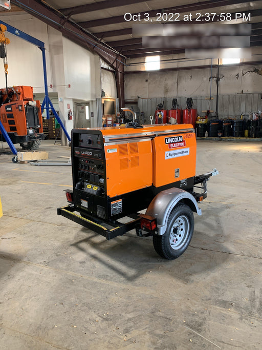 2022 Lincoln Electric LE400 Kubota V1505, Trlr, Cable Rack, Light Kit, ES Decals, T3