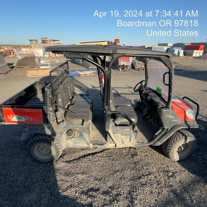 Kubota RTV-X1140W-H Plastic Canopy, Windshield Acrylic Clear, LED Strobe Light, Wire Harness Kit, Back up Alarm