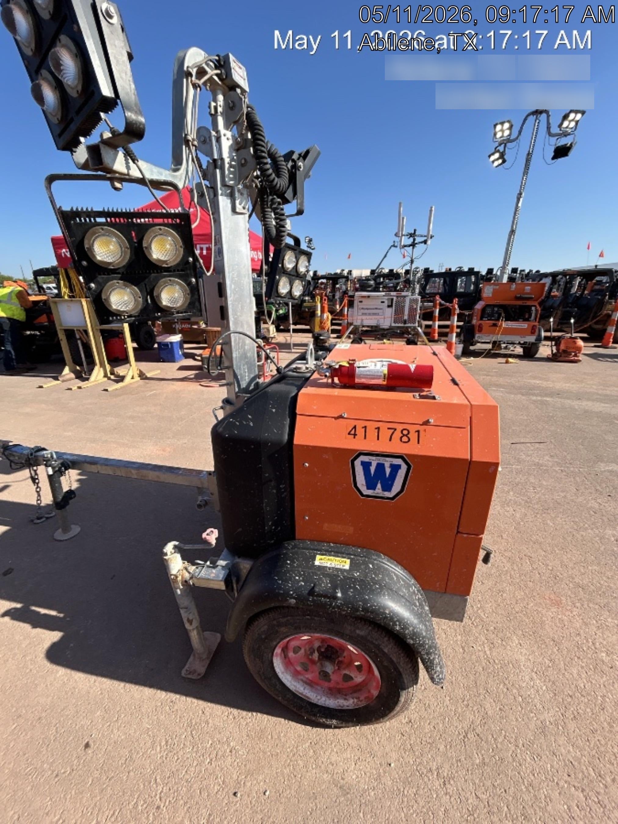 2024 Wanco WLTT-4MM4K Diesel, Deep Sea Controller, Shore Power Plug, Auto Start, (4) 350W LED Floodlights, 4kW Generator, 60 Gal Fuel Tank, 2" Ball, T3