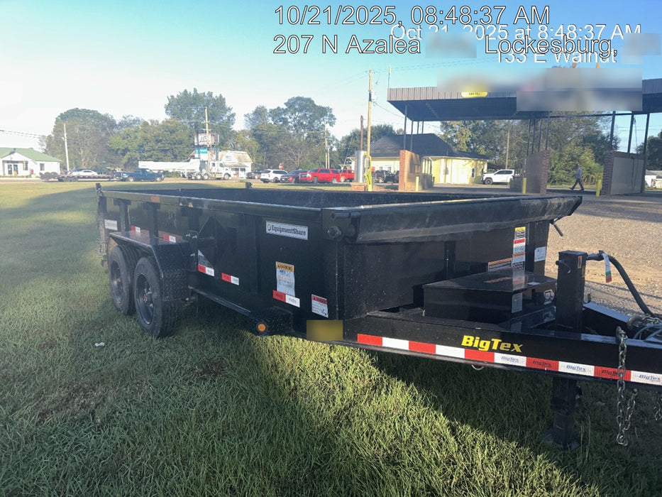 2024 BIG TEX TRAILER 16LP - 16' Bumper Pull Dump Trailer