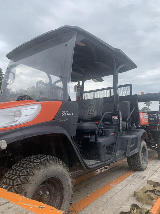 2022 Kubota RTV-X1140W-H Plastic Canopy, Windshield Acrylic Clear, LED Strobe Light, Wire Harness Kit, Back up Alarm