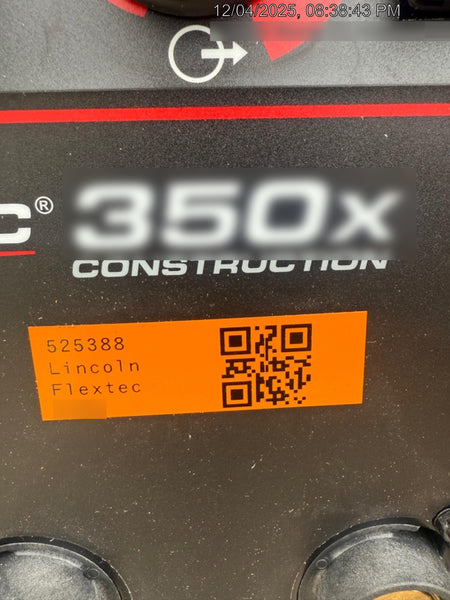 2025 LINCOLN ELECTRIC FLEXTEC 350X