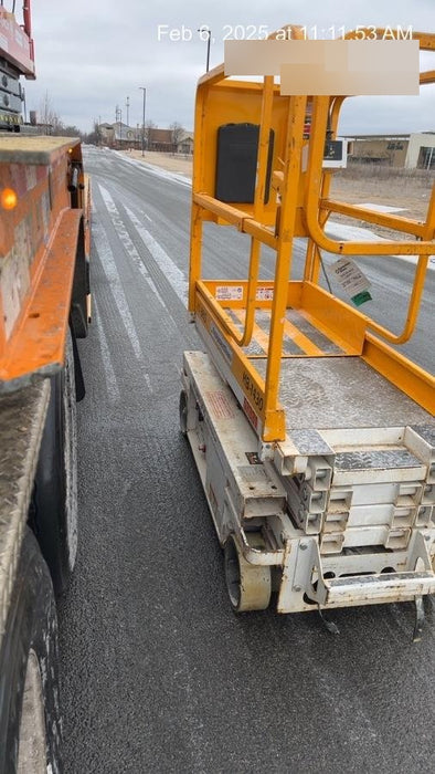 Custom Equipment HB-1430 <ul>
 <li>Hy-Brid Scissor Lift</li>
  <li>Platform capacity up to 670 lbs.</li>
  <li>Working height up to 20 ft</li>
  <li>Weighs under 1,700 lbs.</li>
  <li>Non-marking wheels </li>
</ul>