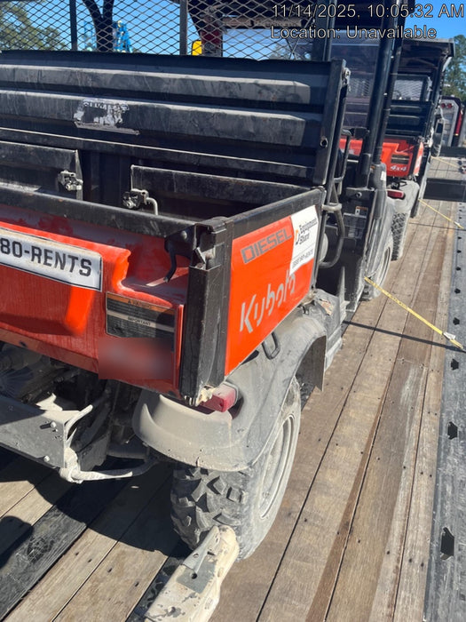 2022 Kubota RTV-X1140W-H Plastic Canopy, Windshield Acrylic Clear, LED Strobe Light, Wire Harness Kit, Back up Alarm