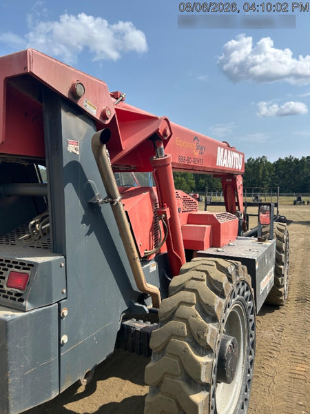 2018 Manitou MTA10055 Manitou MTA 10055 w/Cab/Heat/AC, Work Lights/Strobe, Aux Hyd, Solid Tires, Lift Hook, 66" Carriage, 60" Forks