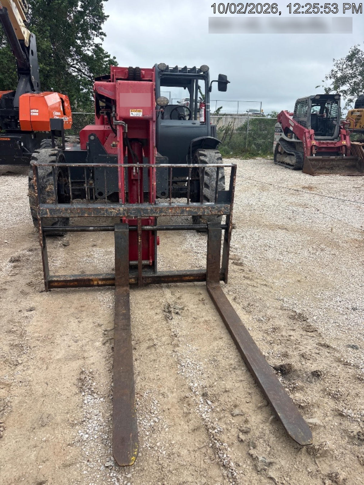 2019 Manitou MTA8044 MTA 8044 - 74 HP T4, Canopy, Worklights/Strobe, Beacon, 66" Carriage, 48" Forks, Solid Tires, Lift Hook, Aux Hydraulics