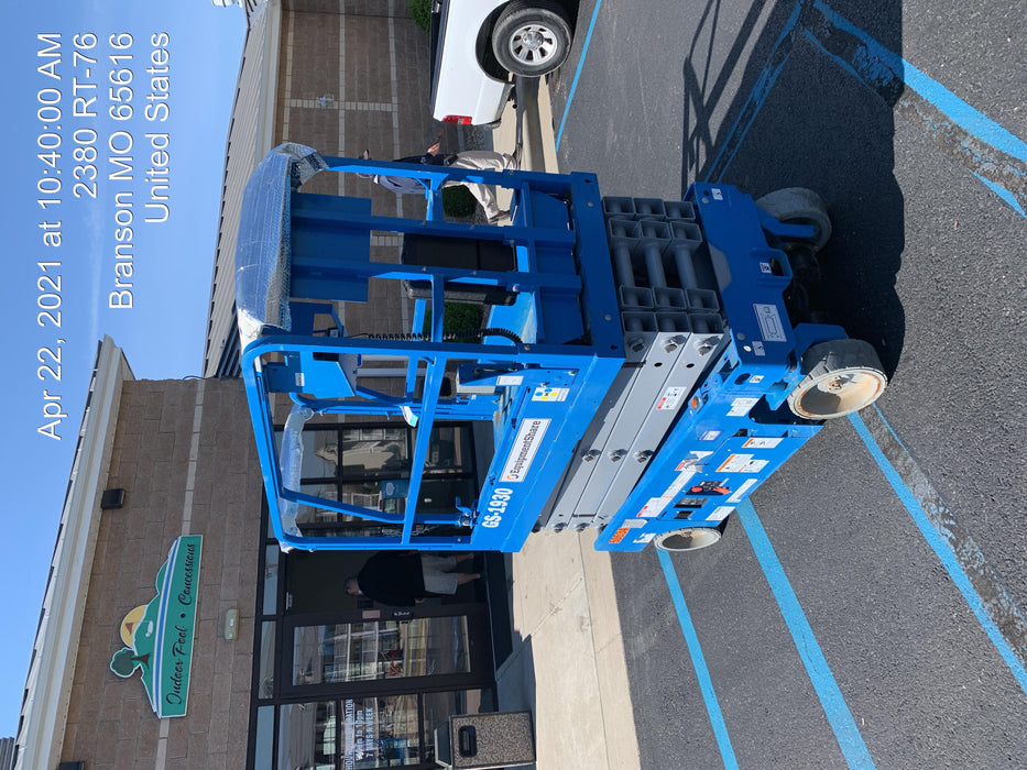 2019 Genie GS-1930 Fixed Rails with Chain Entry